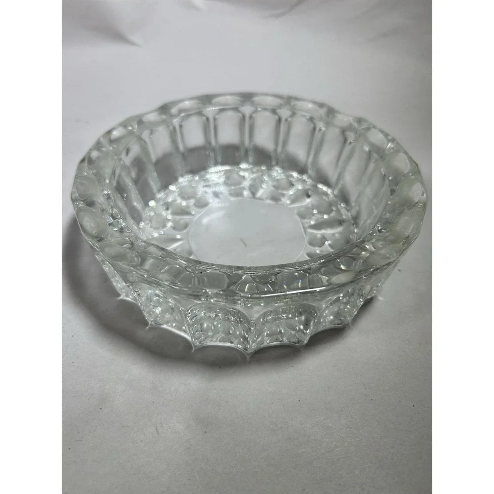 Vintage lKIG Glass Bowl Small Size Ashtray Malaysia Candy Nut Dish